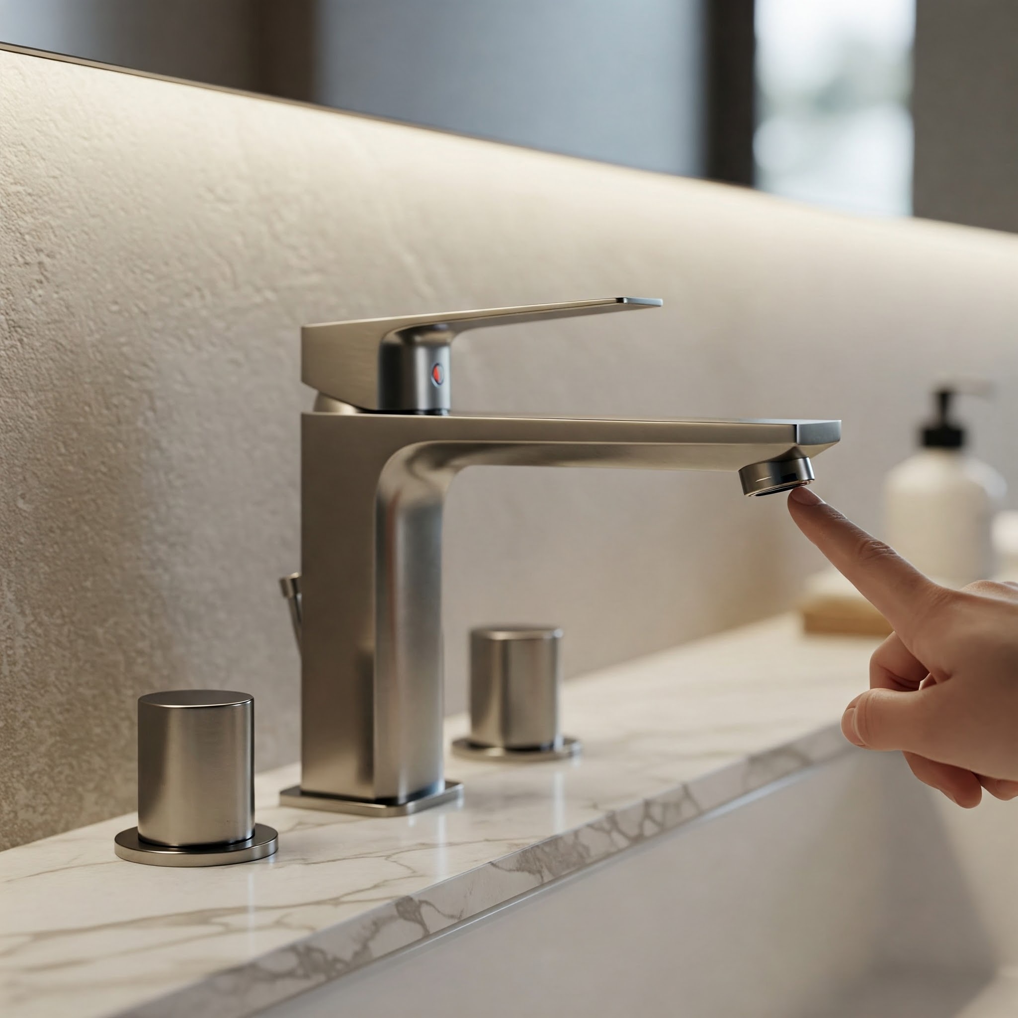 Eco-friendly sensor faucets for sustainable restrooms